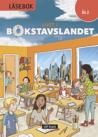 e-Bok Livet i Bokstavslandet Läsebok åk 2 nivå röd