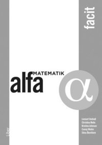 Matematik Alfa Facit