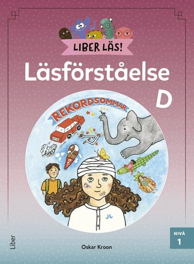Oskar Kroon - Liber Läs Läsförståelse D nivå 1, Häftad