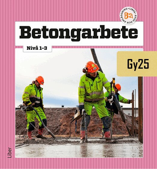 Peter Gustavsson, Jan Jonsson - Betongarbete nivå 1-3, Häftad. Tillgänglighet: Kommande