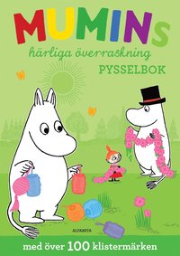 e-Bok Mumins härliga överraskning   Pysselbok med 100 stickers