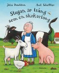 Stugan r trng som en skokartong