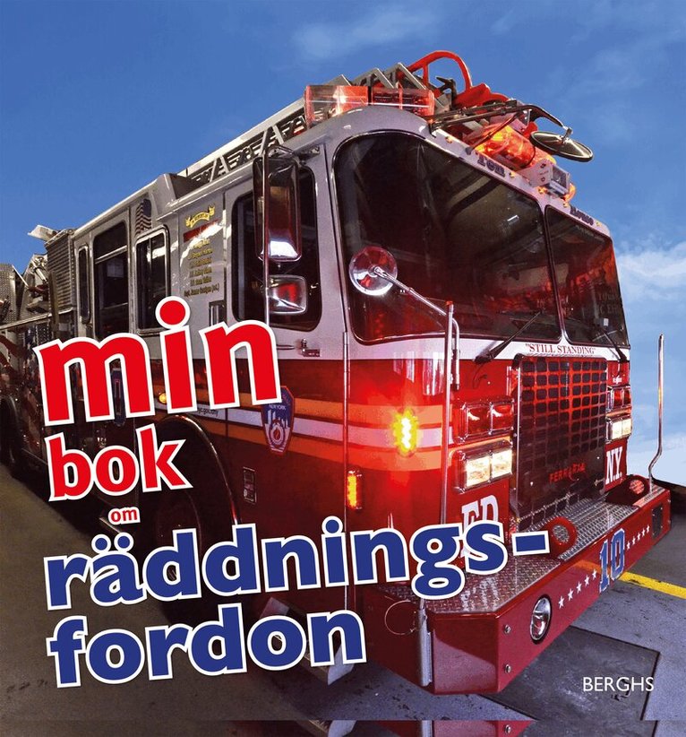Claudia Martin - Min bok om räddningsfordon, Inbunden