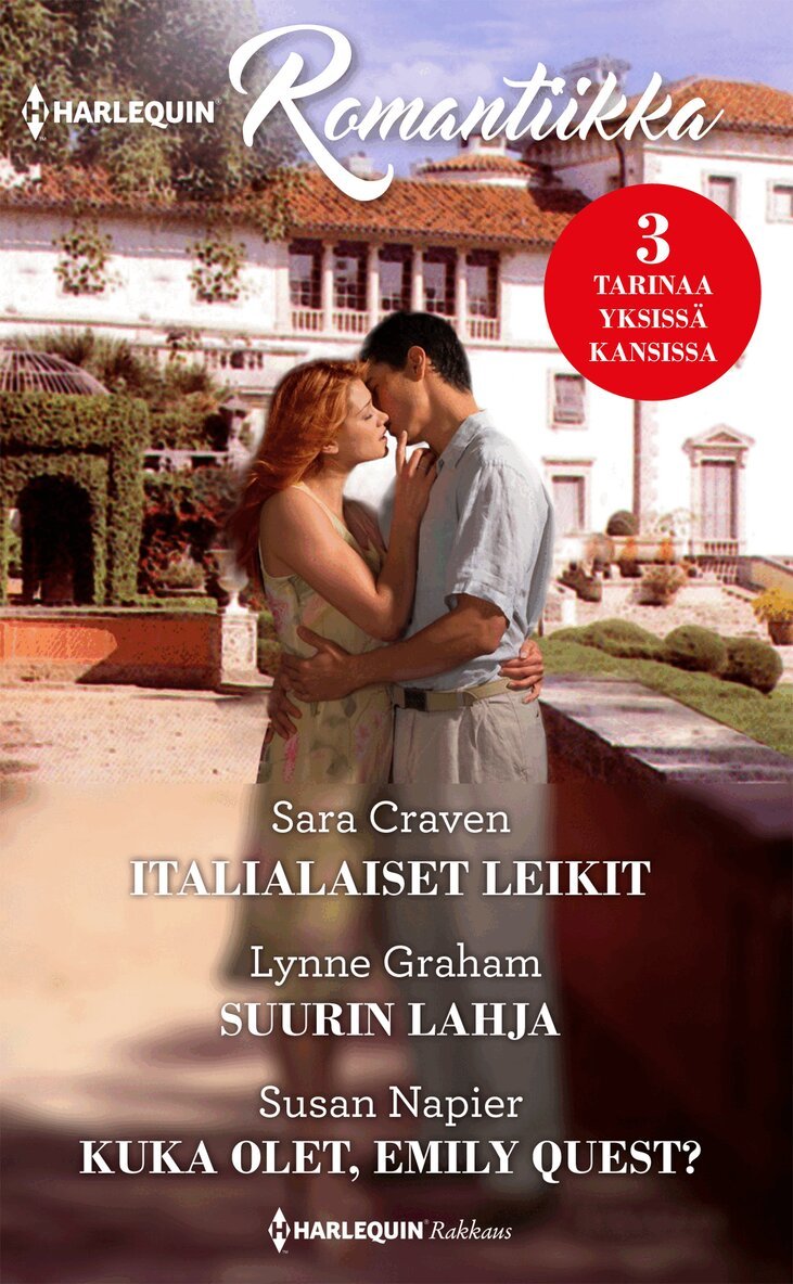 Lynne Graham, Sara Craven, Susan Napier - Italialaiset leikit / Suurin lahja / Kuka olet, Emily Quest?, E-bok