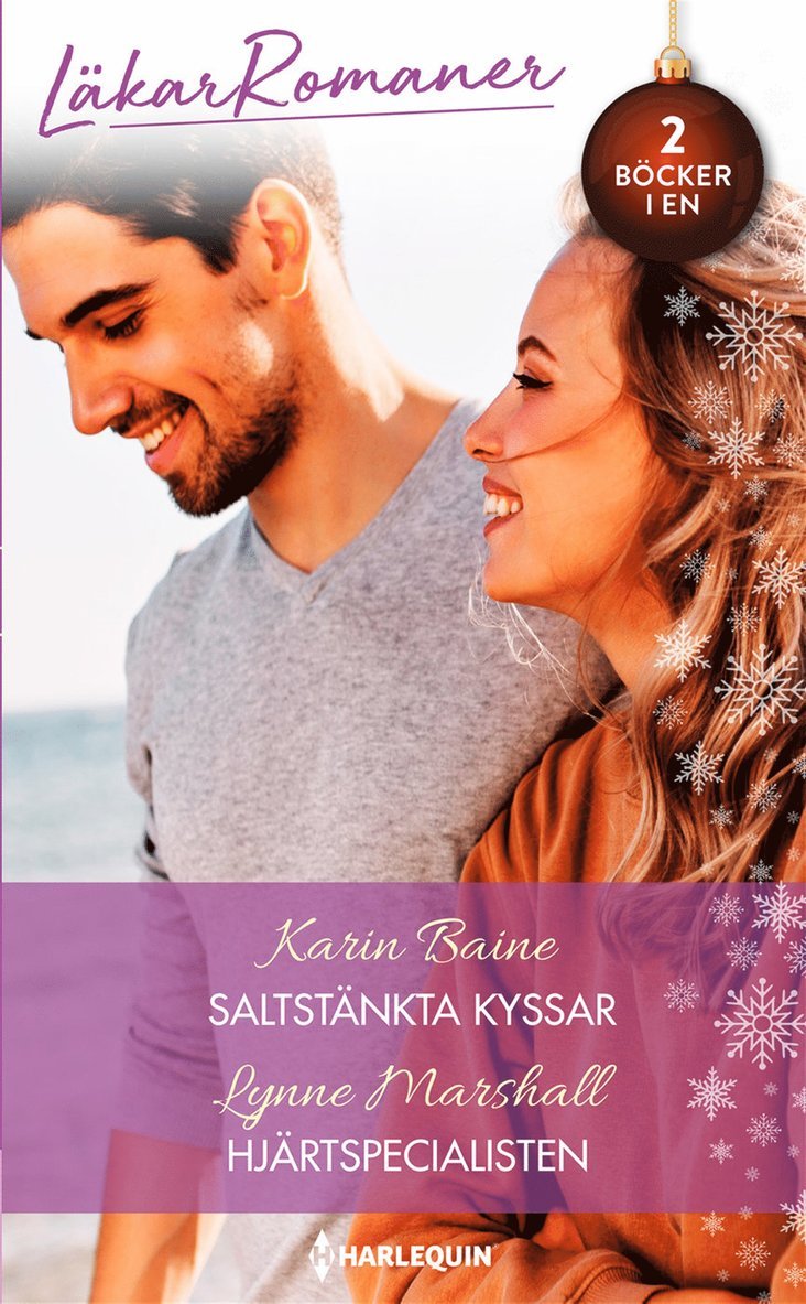 Lynne Marshall, Karin Baine - Saltstänkta kyssar / Hjärtspecialisten, E-bok