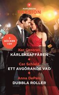 Kärleksaffären / Ett avgörande vad / Dubbla roller