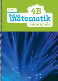 e-Bok Koll på matematik 4B Lärarguide