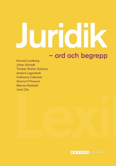 Juridik – ord och begrepp