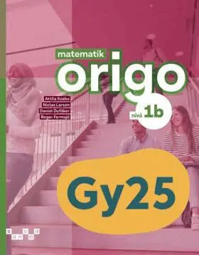 Attila Szabo, Niclas Larson, Daniel Dufåker, Roger Fermsjö - Matematik Origo nivå 1b, Häftad