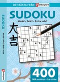 400 nya Sudoku : Medel - sv�rt - extra sv�rt