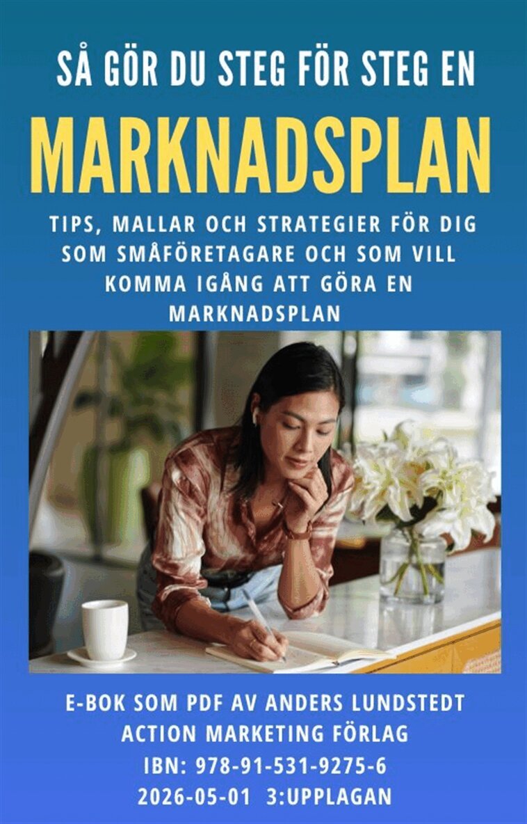 Anders Lundstedt - Så gör du steg för steg en marknadsplan, E-bok