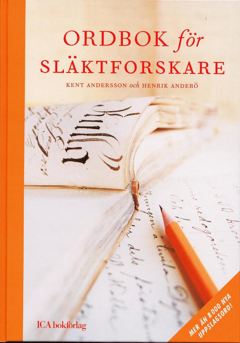 Kent Andersson, Henrik Anderö - Ordbok för släktforskare, Inbunden