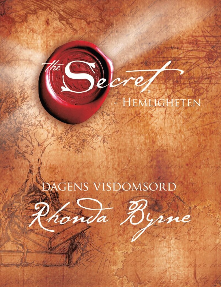Rhonda Byrne - The Secret - Dagens visdomsord, Inbunden