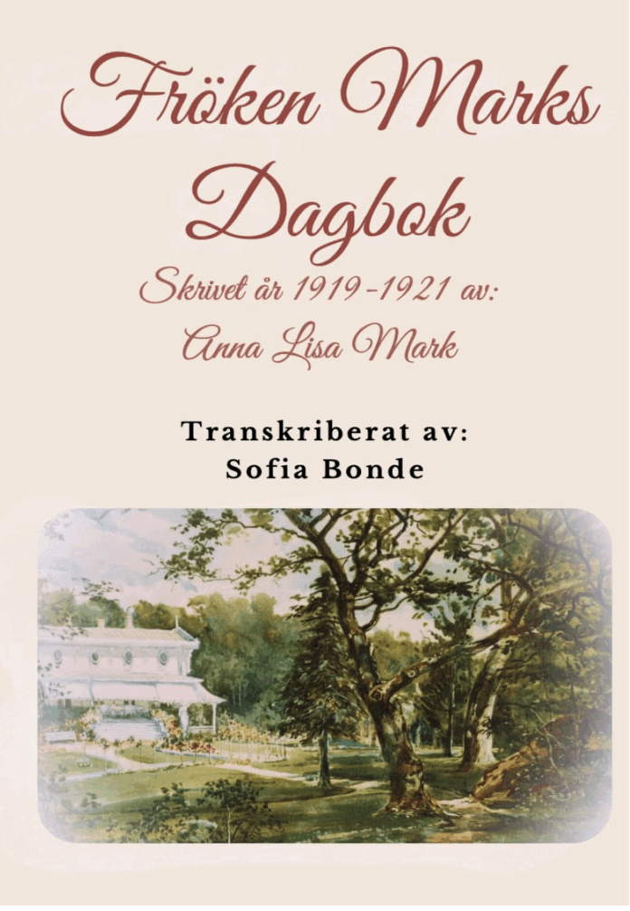 Anna Lisa Mark - Fröken Marks dagbok, Inbunden. Tillgänglighet: Lägg i varukorg