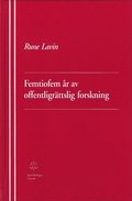 Femtiofem r av offentligrttslig forskning