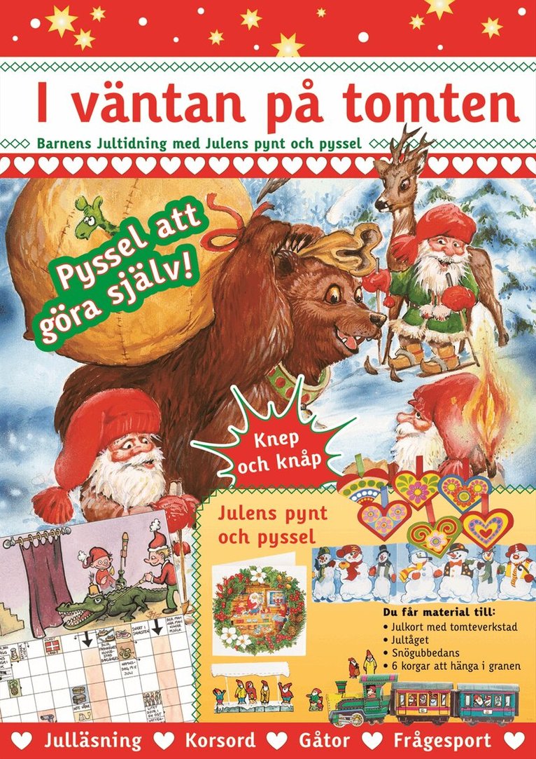 I väntan på tomten : Barnens Jultidning med Julens pynt och pyssel, Häftad