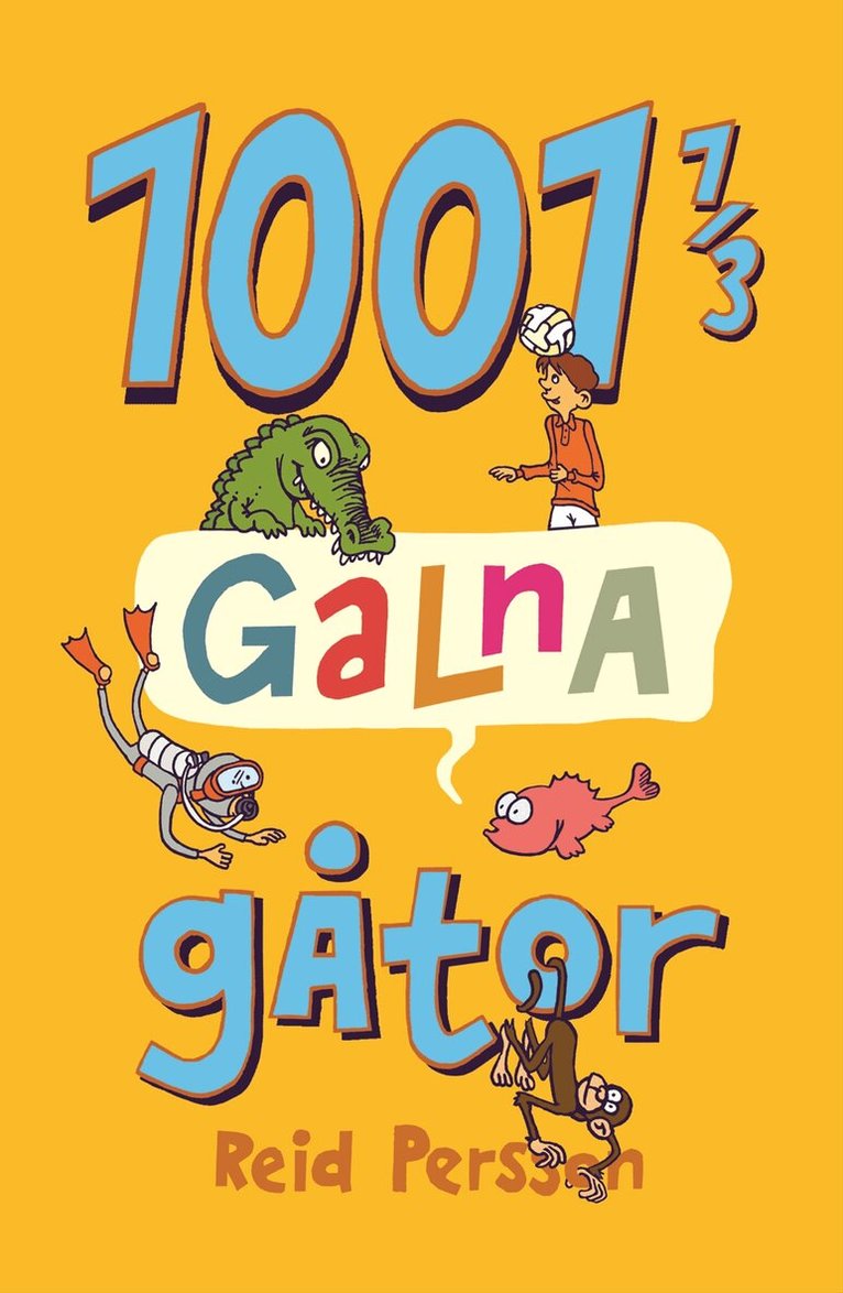 Reid Persson - 1001 1/3 galna gåtor, Kartonnage
