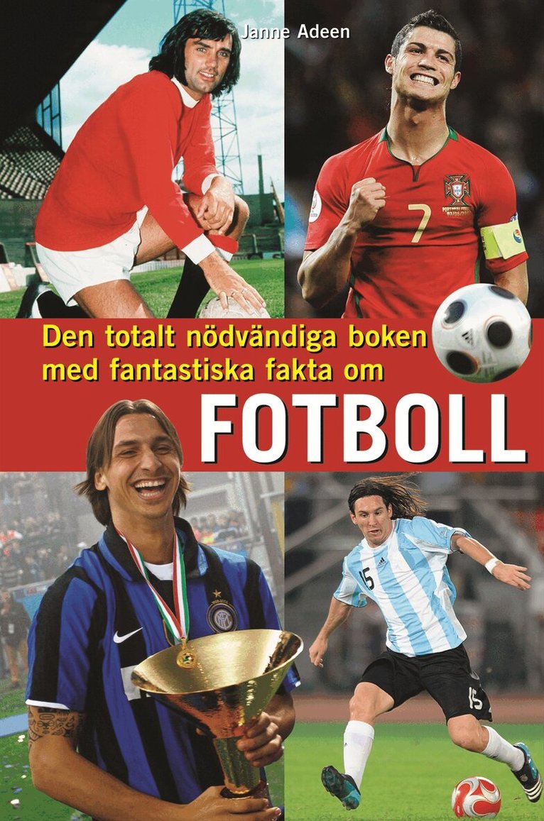 Janne Adeen - Den totalt nödvändiga boken med fantastiska fakta om fotboll, Inbunden