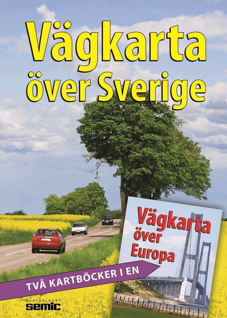 Vägkarta över Europa och Sverige, Häftad