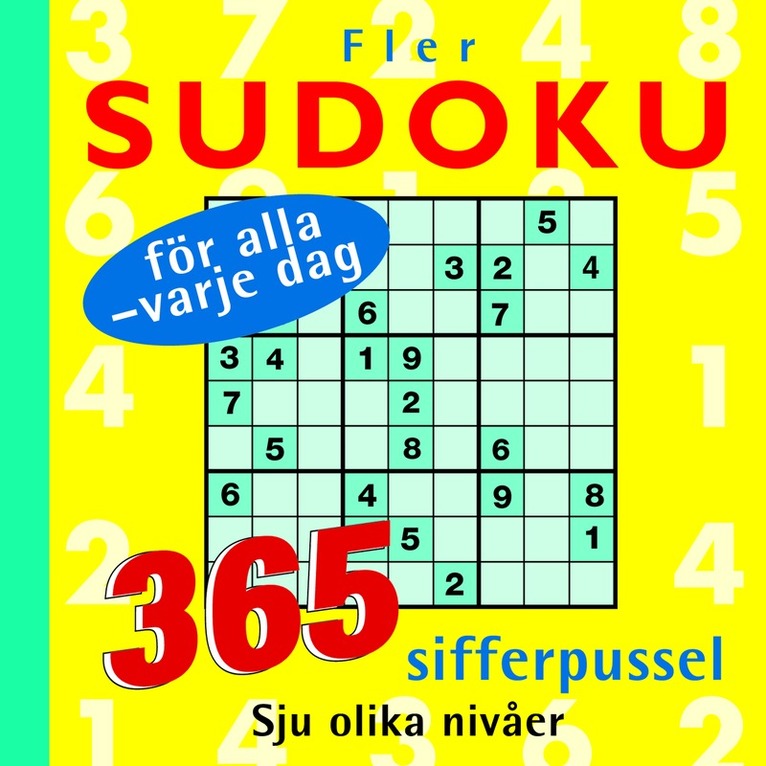 Fler sudoku för alla - varje dag: 365 sifferpussel, Häftad