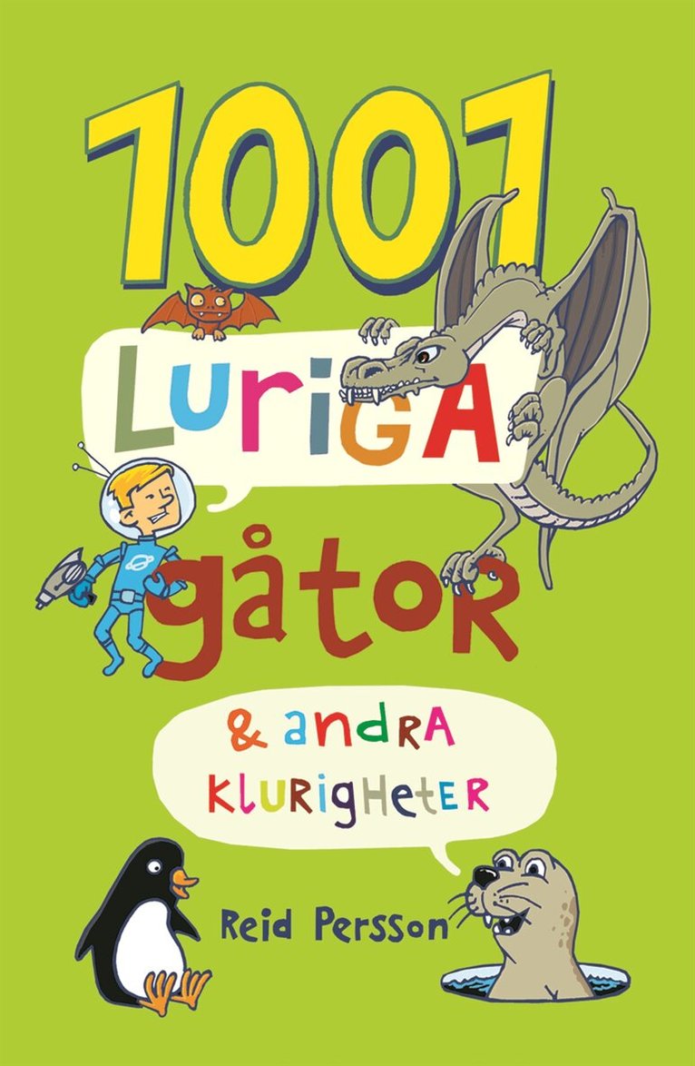 Reid Persson - 1001 luriga gåtor & andra klurigheter, Inbunden