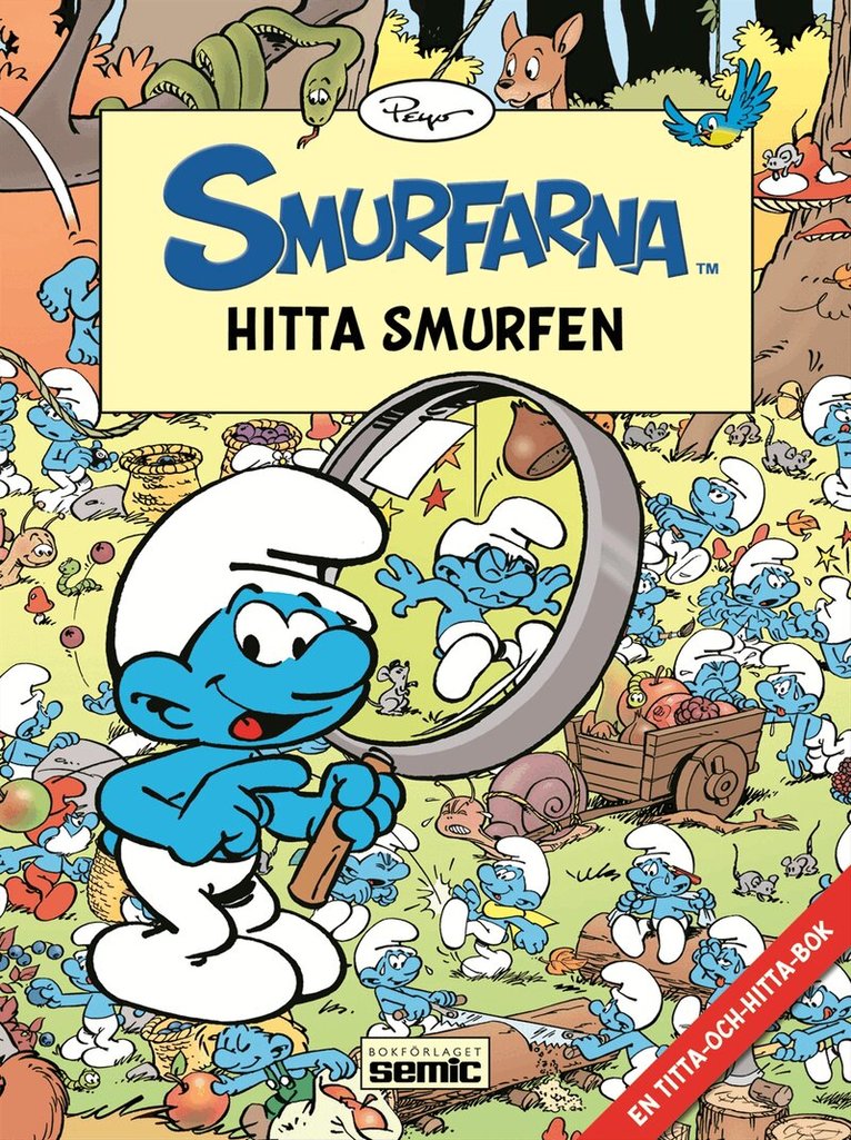 Peyo Peyo - Hitta smurfen! : En titta-och-hitta-bok, Inbunden