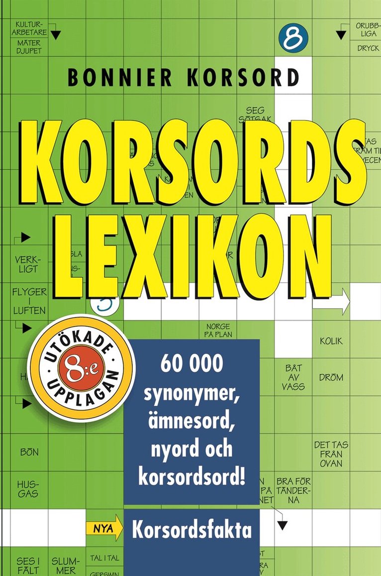 Korsordslexikon, Inbunden