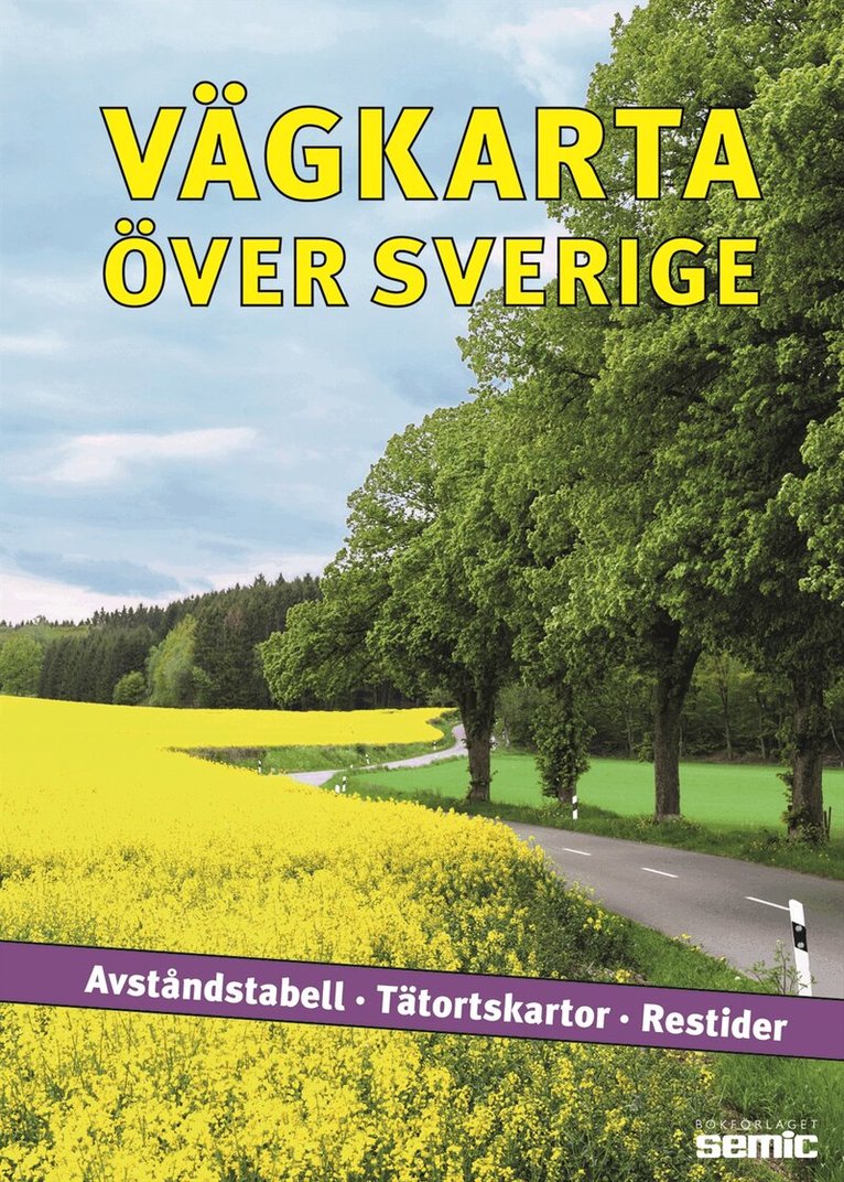 Vägkarta över Sverige, Häftad