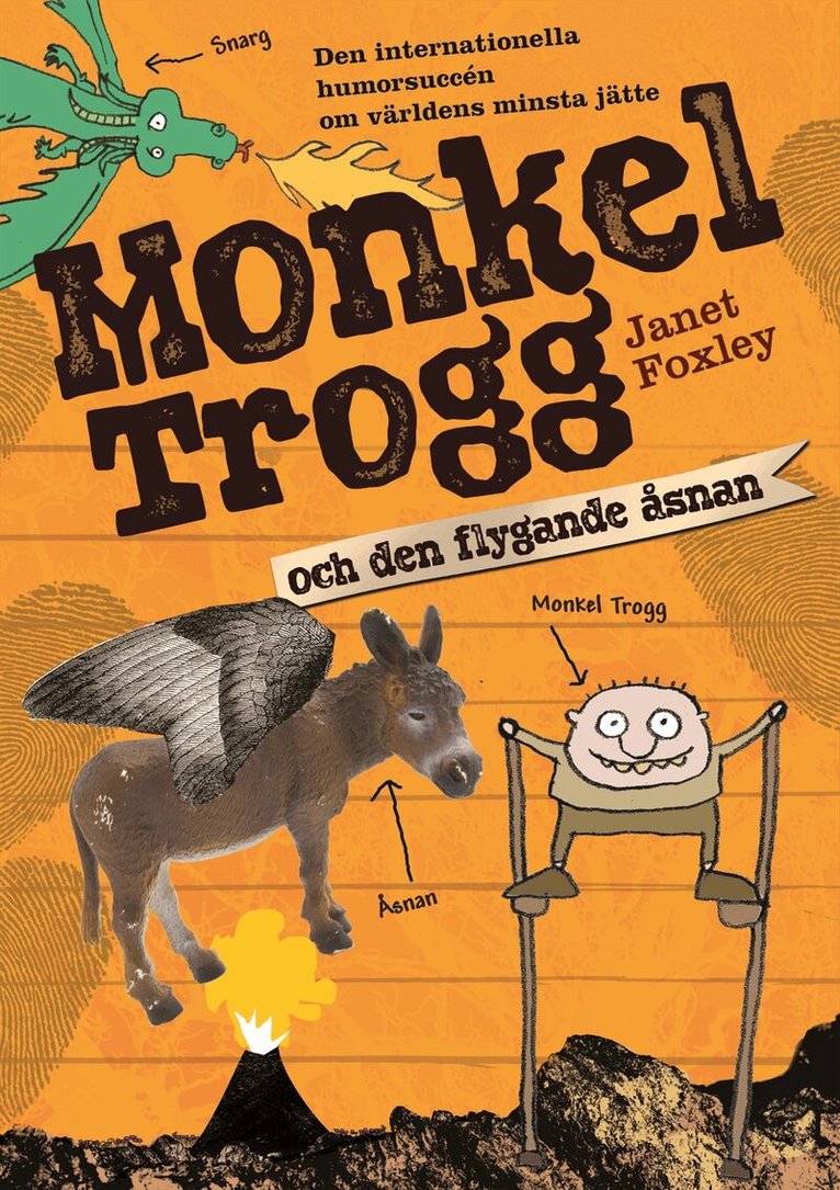 Janet Foxley - Monkel Trogg och den flygande åsnan, Kartonnage