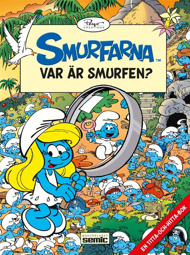 Peyo - Var är smurfen?, Inbunden