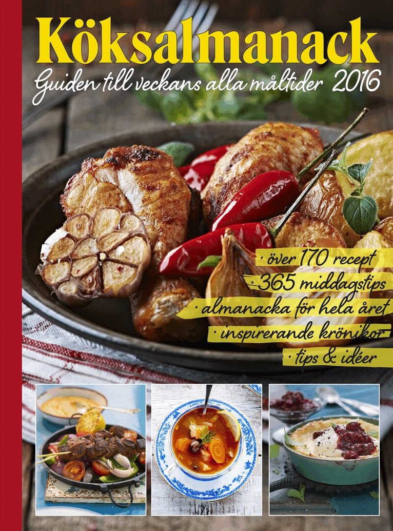 Köksalmanack 2016, Inbunden