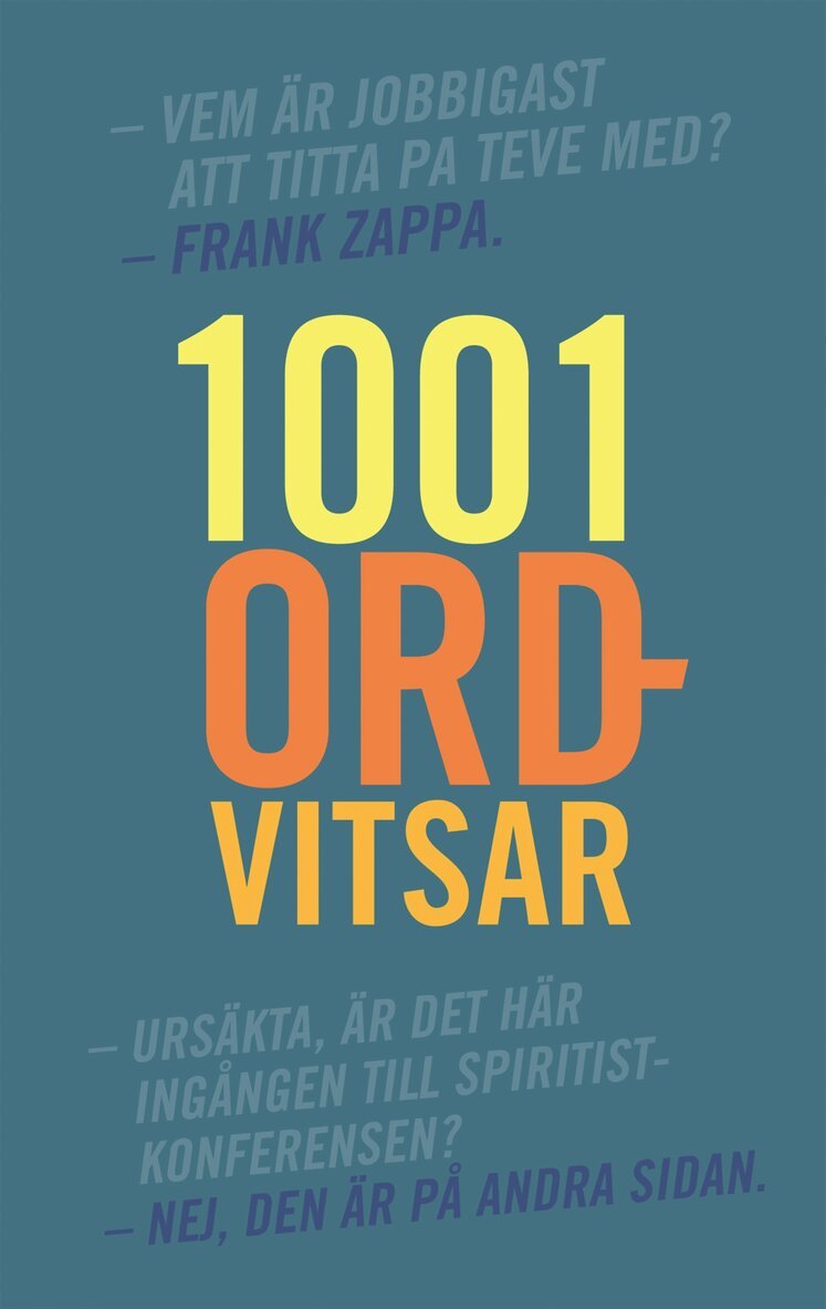 1001 ordvitsar, Inbunden