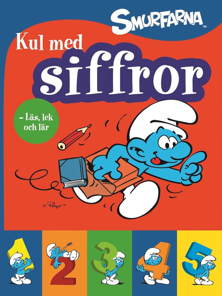 Peyo - Smurfarna. Kul med siffror : läs, lek och lär, Häftad