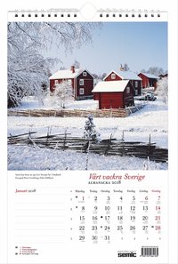 e-Bok Vårt vackra Sverige almanacka 2018