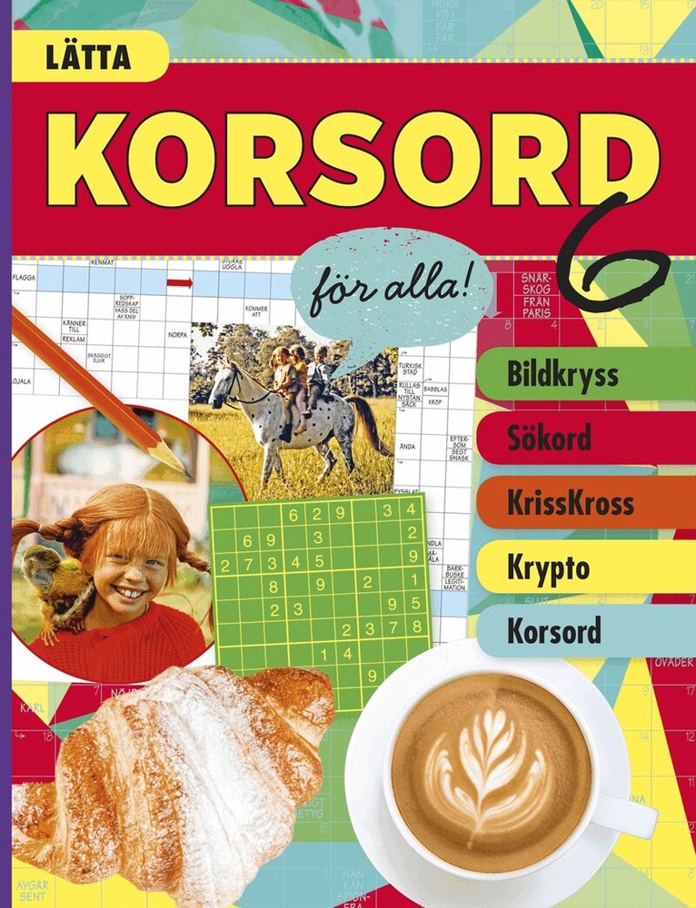 Lätta korsord för alla 6, Häftad