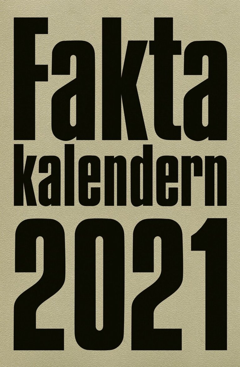 Faktakalendern 2021, Häftad