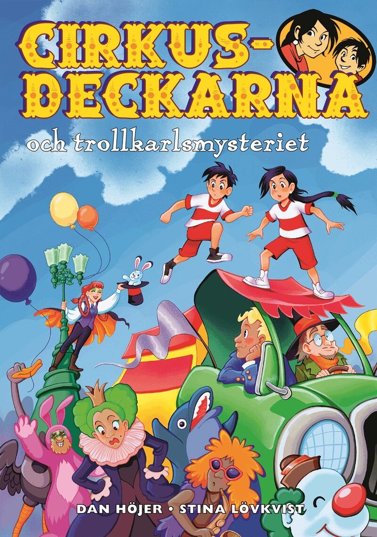 Dan Höjer - Cirkusdeckarna och trollkarlsmysteriet, Kartonnage