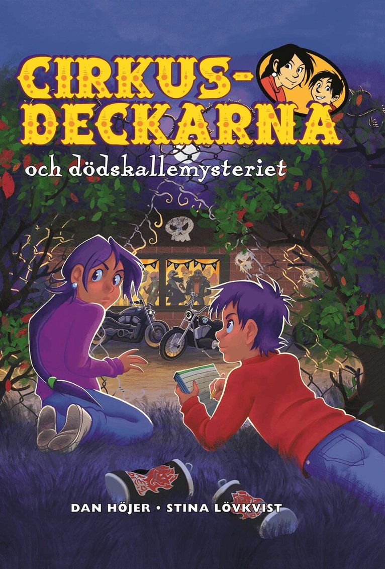 Dan Höjer - Cirkusdeckarna och dödskallemysteriet, Kartonnage