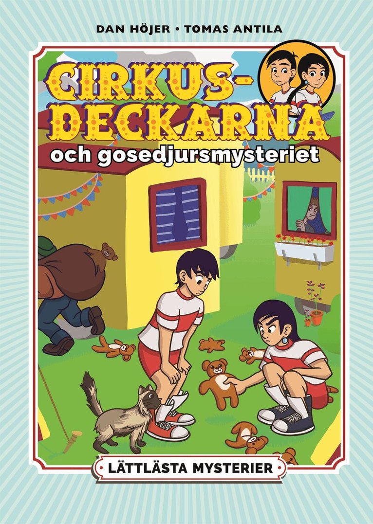 Dan Höjer - Lättlästa mysterier. Cirkusdeckarna och gosedjursmysteriet, Kartonnage