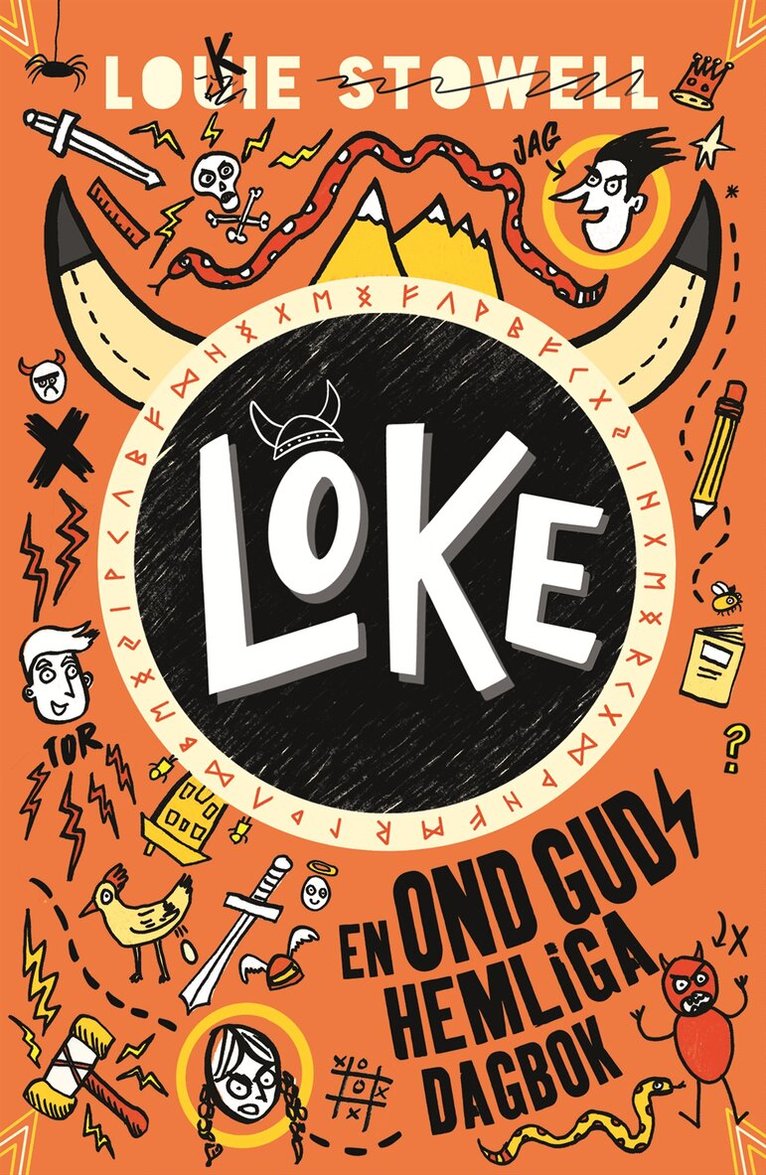 Louie Stowell - Loke :  en ond guds hemliga dagbok, Häftad