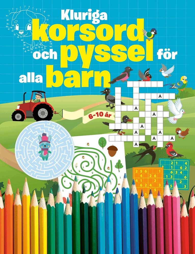 Kluriga korsord och pyssel för alla barn, Häftad