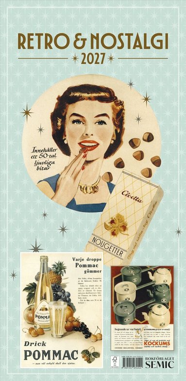 Bokförlaget Semic - Retro & nostalgi 2027 : Väggkalender, Häftad