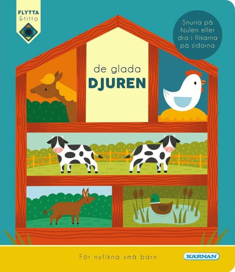 Lena Wickenberg - De glada djuren, Kartonnage