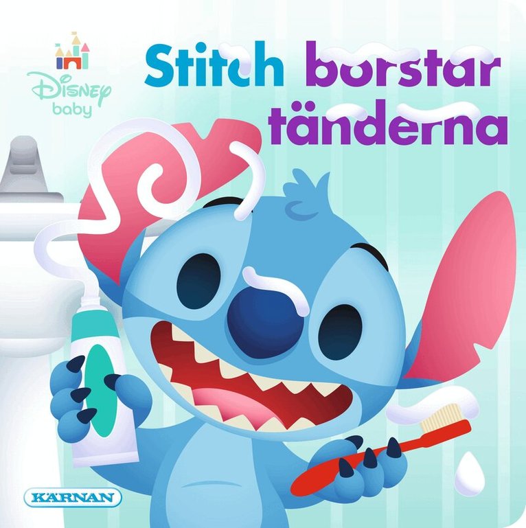 Stitch borstar tänderna, Kartonnage