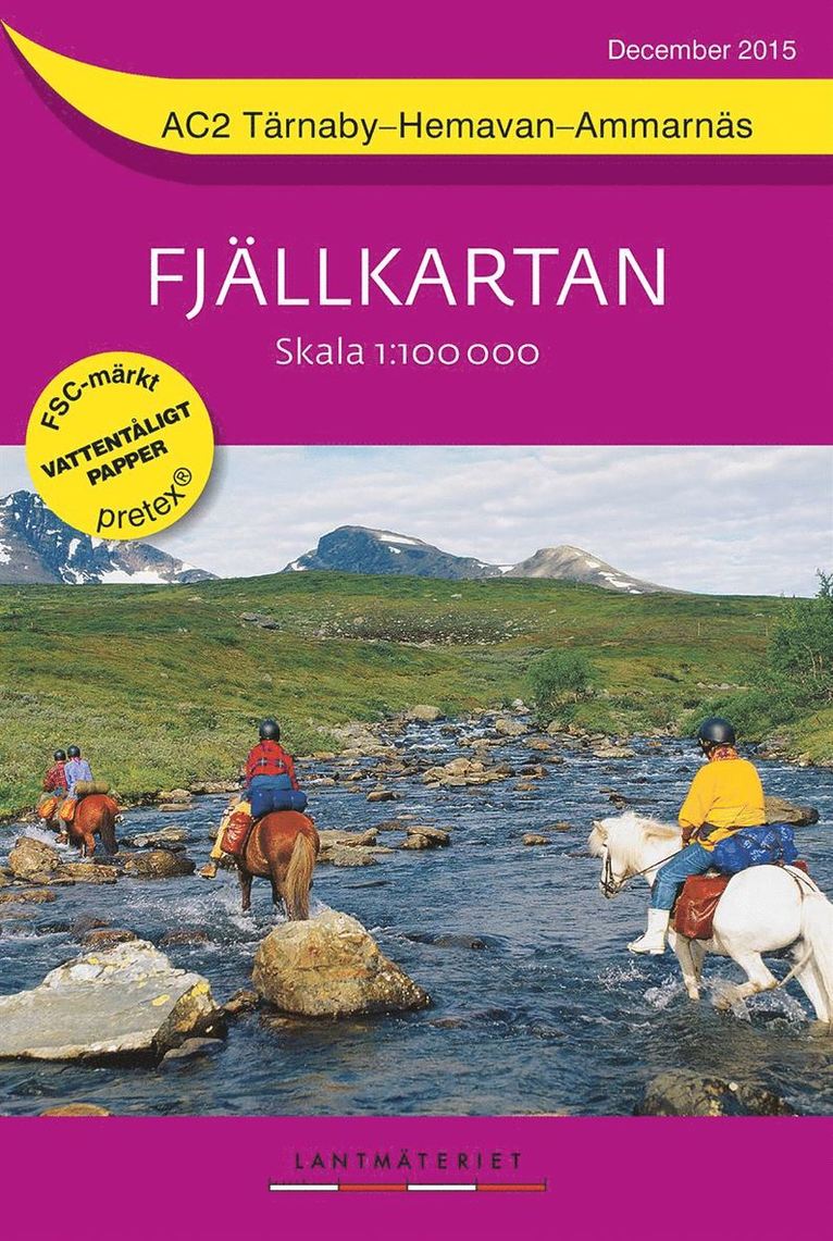 Norstedts kartor - AC2 Tärnaby-Hemavan-Ammarnäs Fjällkartan : 1:100000, Övrigt