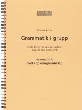 Kristina Asker - Grammatik i grupp, Häftad