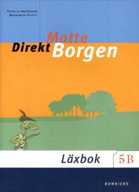 Pernilla Falck, Margareta Picetti - Matte direkt. Borgen. 5 B, Läxbok, Häftad