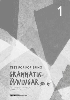 Kristina Asker, Lena Sundberg-Holmberg - Grammatikövningar för sfi. D. 1, Test för kopiering, Häftad
