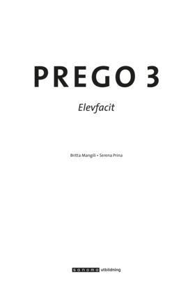 Britta Mangili, Serena Prina - Prego 3 Facit, Häftad