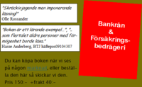 e-Bok Bankrån   Försäkringsbedrägeri